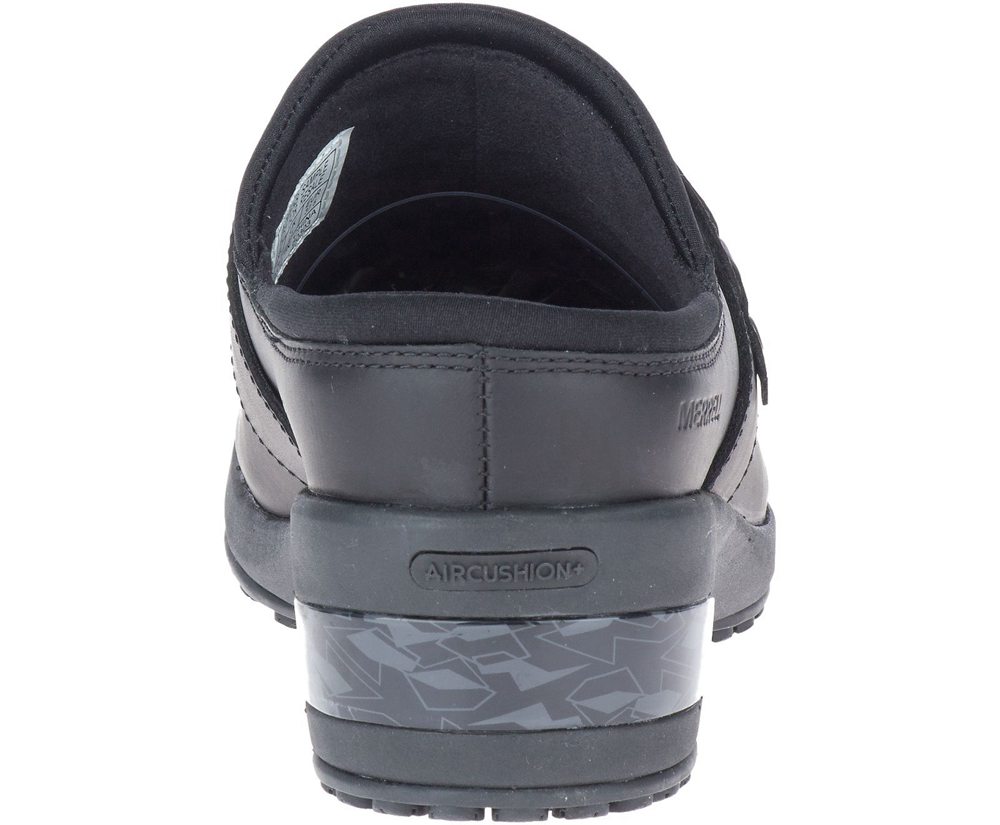 Slip On Senhora - Merrell Valetta Pro Slide Work - Pretas - BRK036254